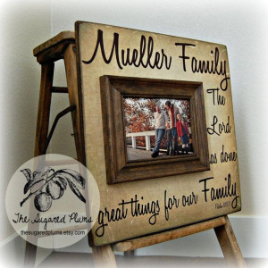 Family Name Sign, Picture Frame Quote, You Don't Choose Your Family ...