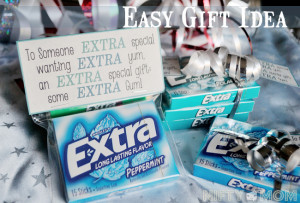 An Extra Fun Gift Idea with Extra Gum + Printable Labels & Tags