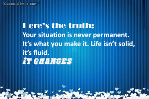 Lost Hope Encouraging Quote: Here’s the truth: Your situation is ...