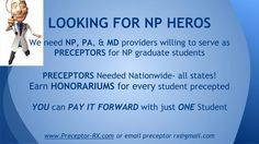 Looking for providers to serve as Preceptors Nationwide. Receive an ...