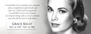 Grace Kelly’s 31st Anniversary of Her Death