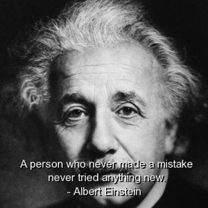 Albert einstein quotes sayings wise true nice mistakes