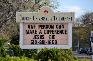 Funny Church Billboards Church sign in minneapolis,