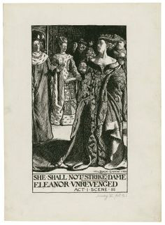 Byam Shaw. King Henry VI, part 2. Pen and ink drawing, ca. 1900 ...