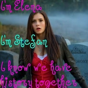 Elena and Stefan Quote Icon Vampire Diaries Credit Lexie