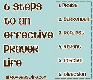 Steps to an Effective Prayer Life