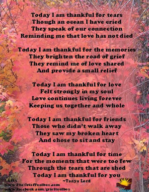 Today I am thankful for...