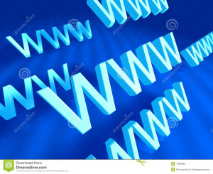 World Wide Web Symbol Stock...