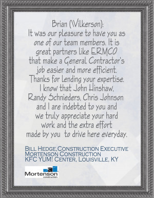Bill Hedge, Construction Executive - Mortenson Construction (KFC YUM ...