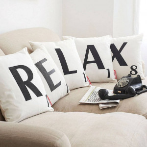Relax its Sunday ~ Scrabble Letter Pillows