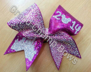... Castle Cheer Cheerleader Princess Hair Bow for WORLDS or SUMMIT