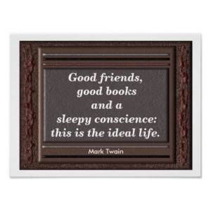 Mark Twain Quote - Poster