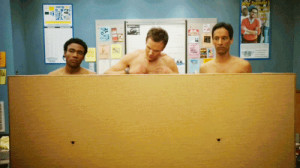 Chevy Chase joel mchale community donald glover danny pudi annie ...