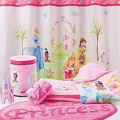 Disney Princess bathroom decor...getting this for my dorm room bc we ...