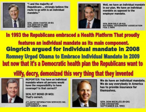 Republican hypocrisy over Obamacare.