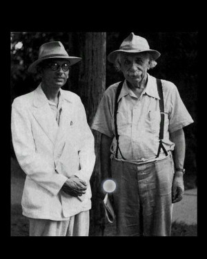 Sir Kurt Godel & Albert Einstein.