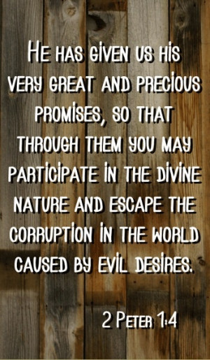 ... nature and escape the corruption in the world caused by evil desires