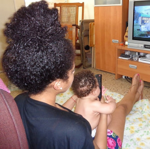 ... hair, otherwise it’s toosmall and is more like a curly puff