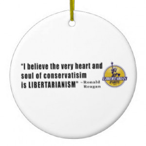 ... Quote by President Ronald Reagan Double-Sided Ceramic Round Christmas