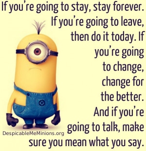 Minions I Love You Quotes .
