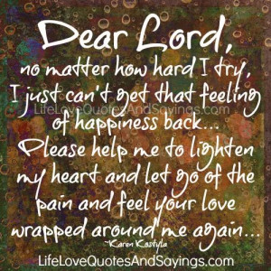 Dear Lord..