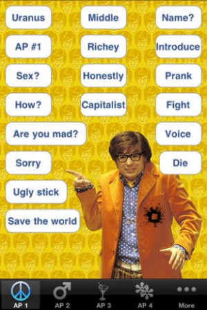 View bigger - Austin Powers Ultimate Sound Board for iPhone screenshot