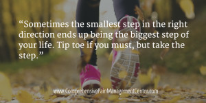 Inspirational Quote: Smallest Step