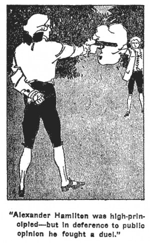 Illustration from AMERICAN EXAMINER, 1910