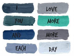 love you more and more each day