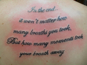 Quotes Tattoos on Tattoos Quotes On Famous Topics For Tattoo Quotes ...