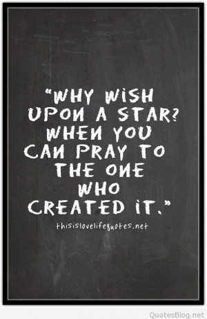 Why wish upon a star quote