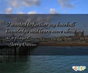 wanted to further my baseball knowledge