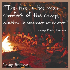 campfire quote - camp horizons