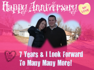 Love Letter To My Husband: Happy 7th Anniversary My Love