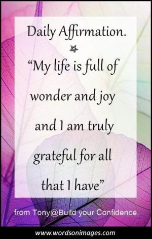 Daily affirmation quotes