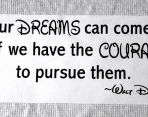 Disney vinyl wall decal quote Dream s can come true wall lettering ...