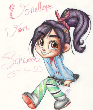 Vanellope Von Schweetz by Madelonetjj