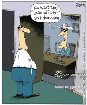 Loan Officer Cartoon