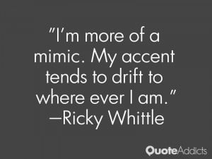 of a mimic My accent tends to drift to where ever I am Wallpaper 1