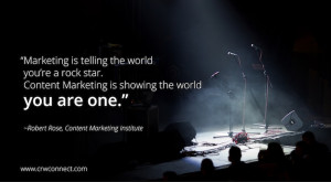 Marketing is Telling the World You’re a Rock Star.