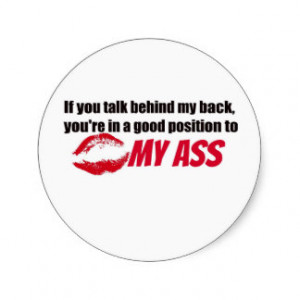 Funny Quote Round Stickers