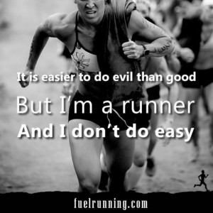 Motivational Running Quotes To Help You Push Through:It is easier to ...