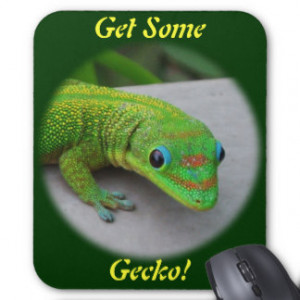 Gold Dust Day Gecko – Audition and Get Some Gecko Mousepads