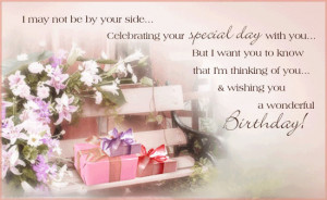 ... Be By Your Side Celebrating Your Special Day With You - Birthday Quote