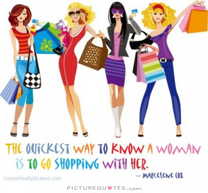 Woman Quotes Shopping Quotes Marcelene Cox Quotes