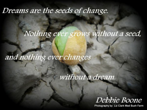 Dreams are the seeds of change #Quote