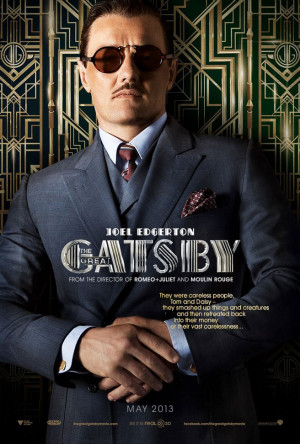 ... character poster for The Great Gatsby shows off a dapper Joel Edgerton