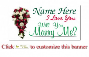 Home » Product Variation » Will You Marry Me Banner Template 6