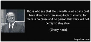 More Sidney Hook Quotes