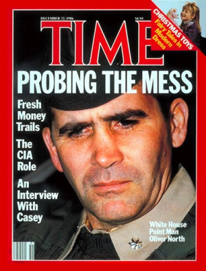 Oliver North in time magazine